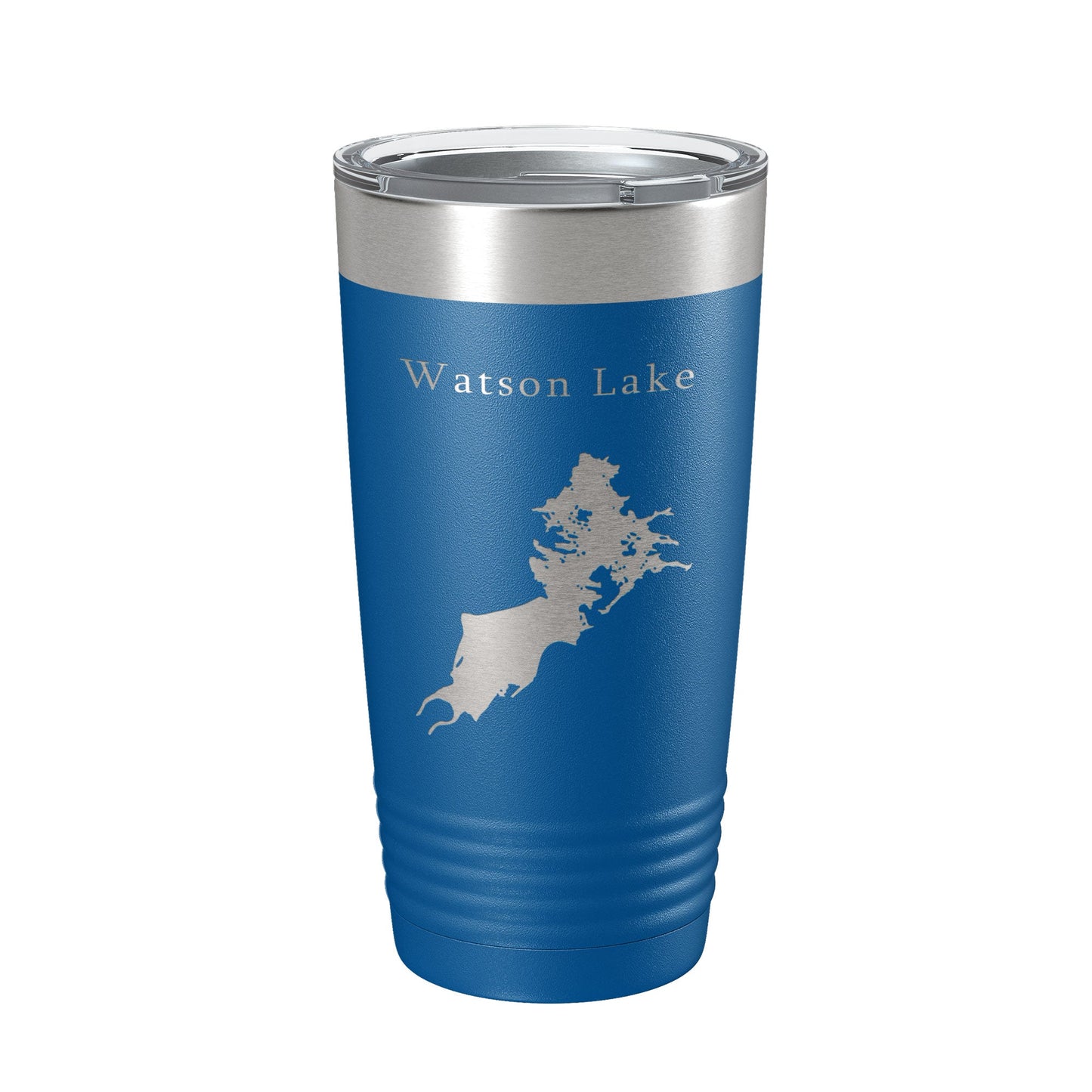 Watson Lake Map Tumbler Travel Mug Insulated Laser Engraved Coffee Cup Arizona 20 oz-6