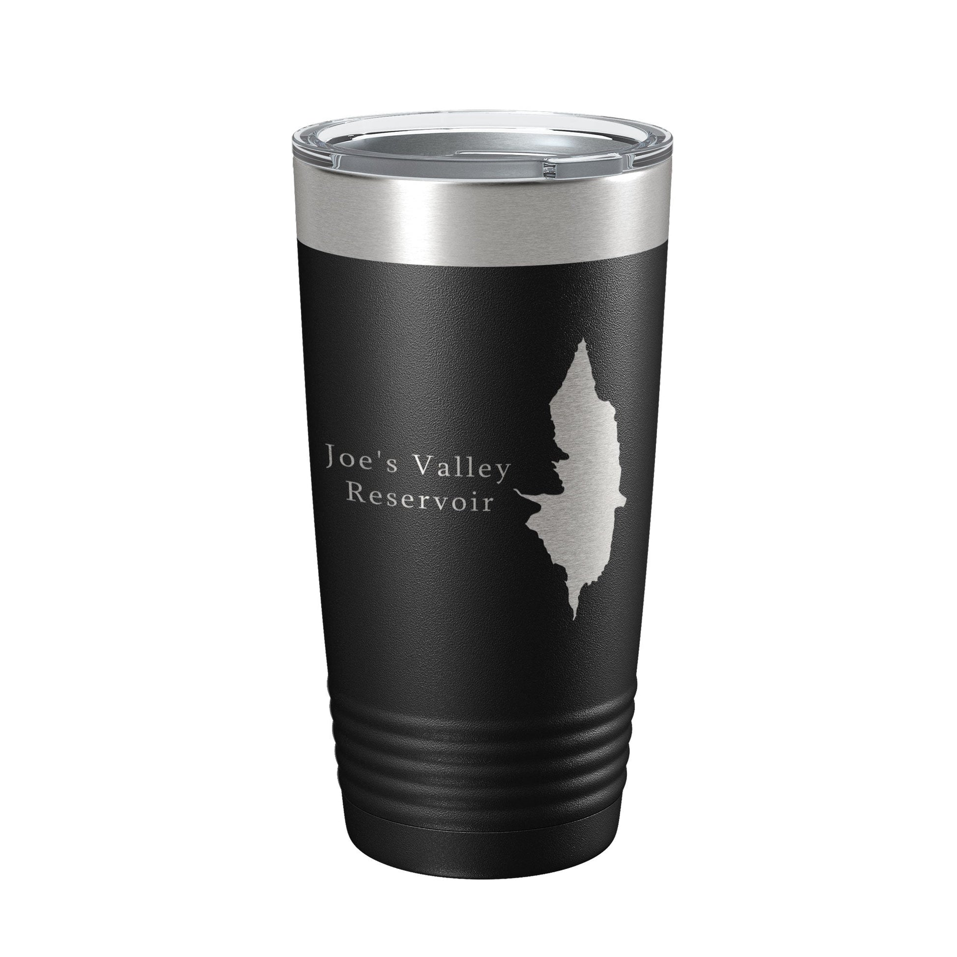 Joe's Valley Reservoir Tumbler Lake Map Travel Mug Insulated Laser Engraved Coffee Cup Utah 20 oz-5