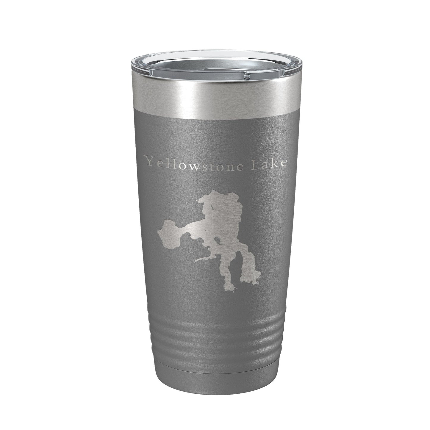 Yellowstone Lake Map Tumbler Travel Mug Insulated Laser Engraved Coffee Cup Wyoming 20 oz-16