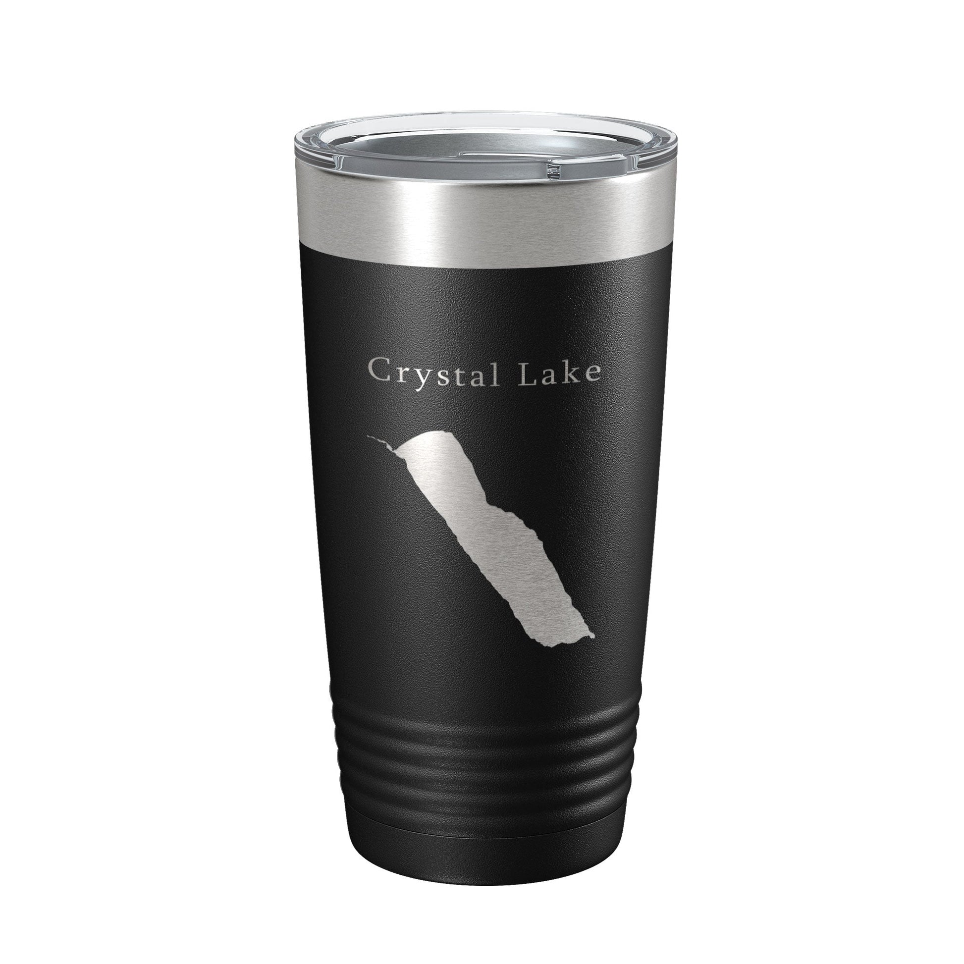 Crystal Lake Map Tumbler Travel Mug Insulated Laser Engraved Coffee Cup Vermont 20 oz-5