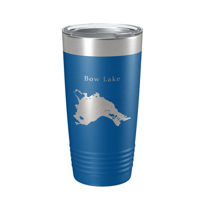 Bow Lake Map Tumbler Travel Mug Insulated Laser Engraved Coffee Cup New Hampshire 20 oz-6