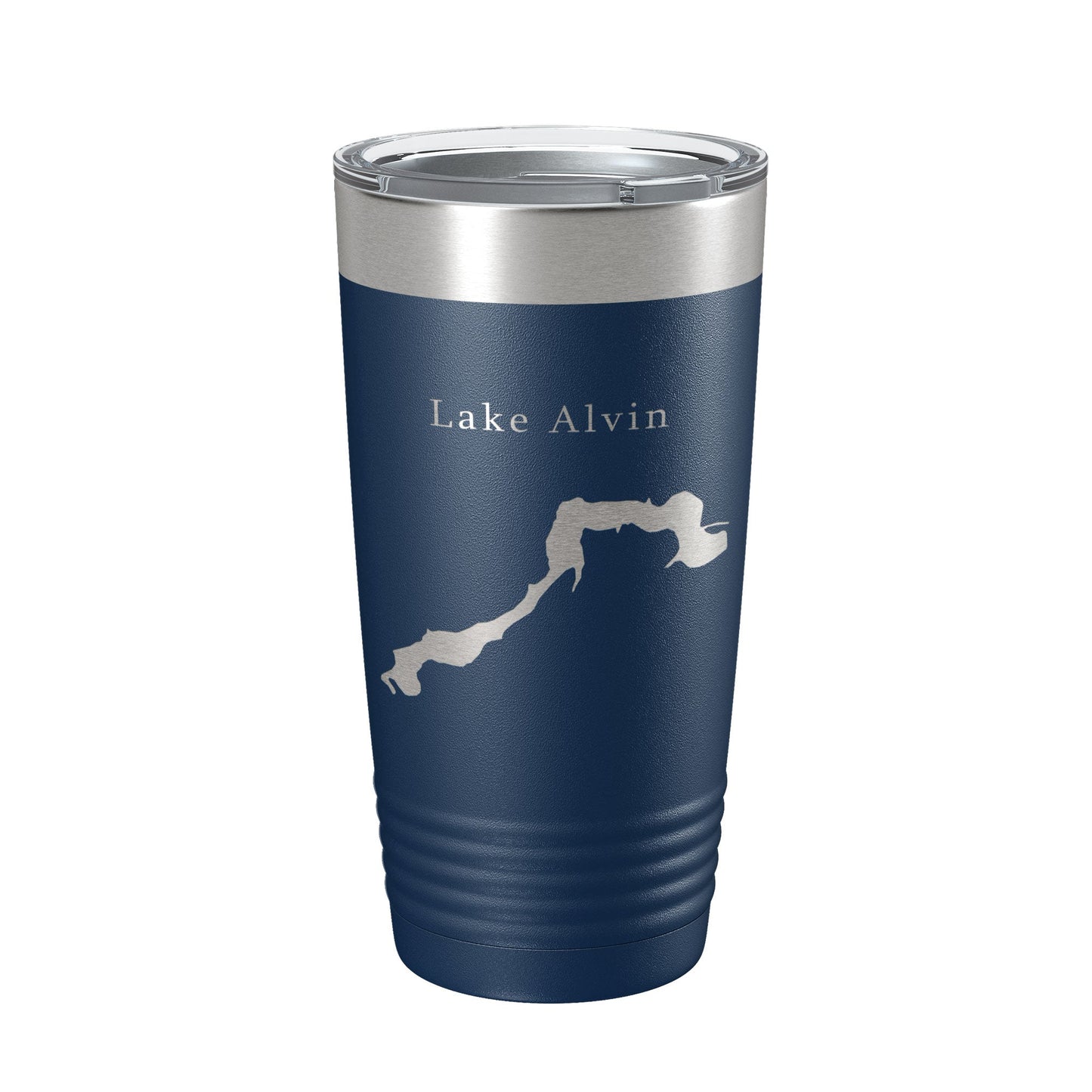 Lake Alvin Map Tumbler Travel Mug Insulated Laser Engraved Coffee Cup South Dakota 20 oz-2
