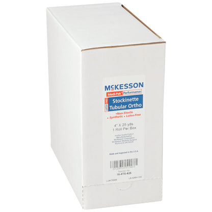 Stockinette Tubular McKesson 4 Inch X 25 Yard Polyester NonSterile