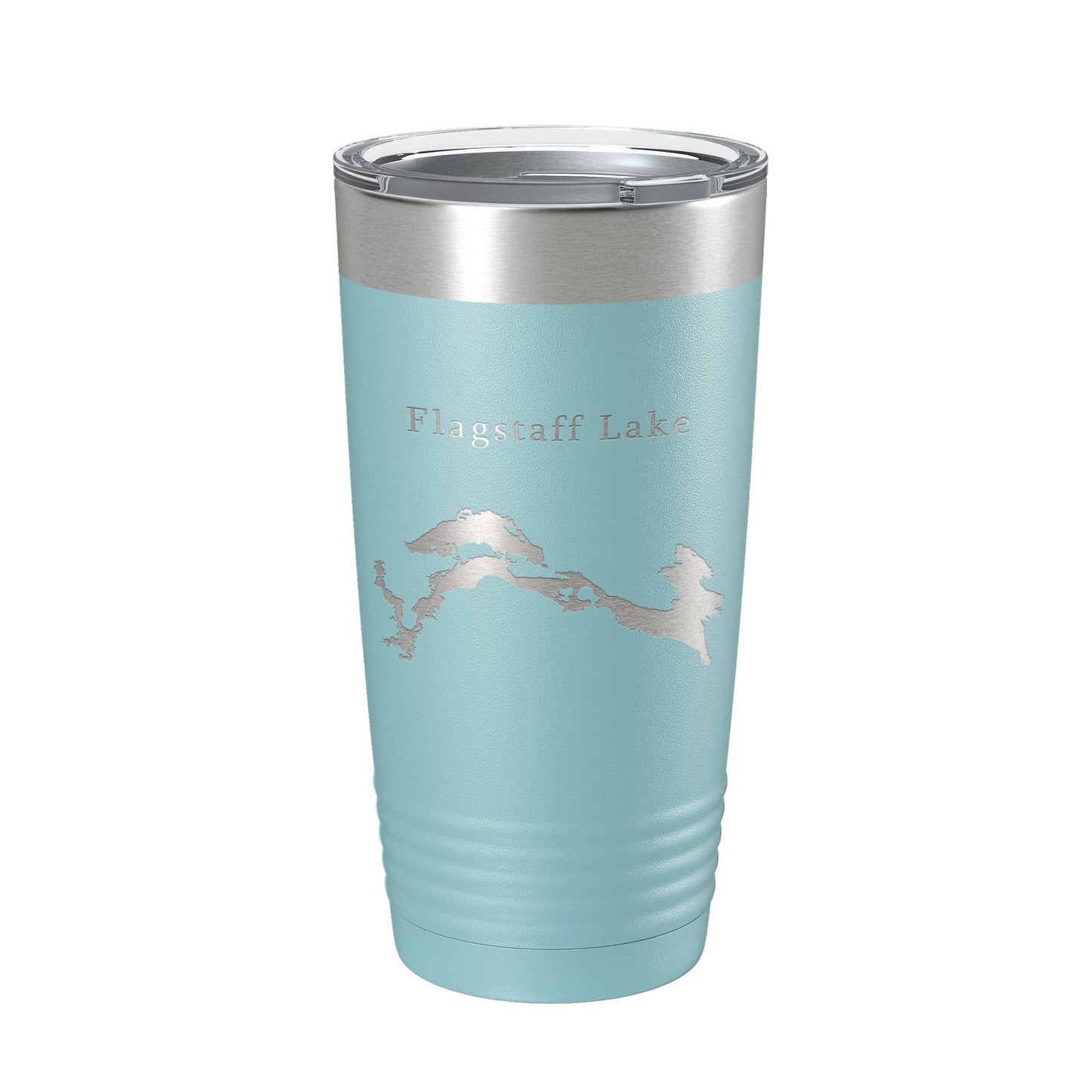 Flagstaff Lake Map Tumbler Travel Mug Insulated Laser Engraved Coffee Cup Maine 20 oz-13