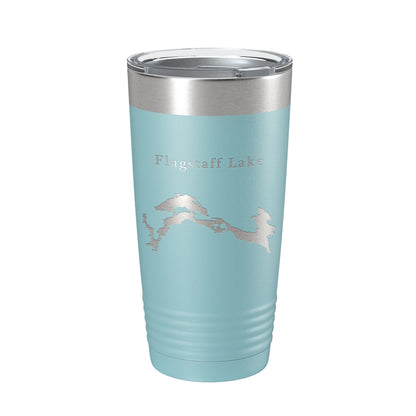 Flagstaff Lake Map Tumbler Travel Mug Insulated Laser Engraved Coffee Cup Maine 20 oz-13