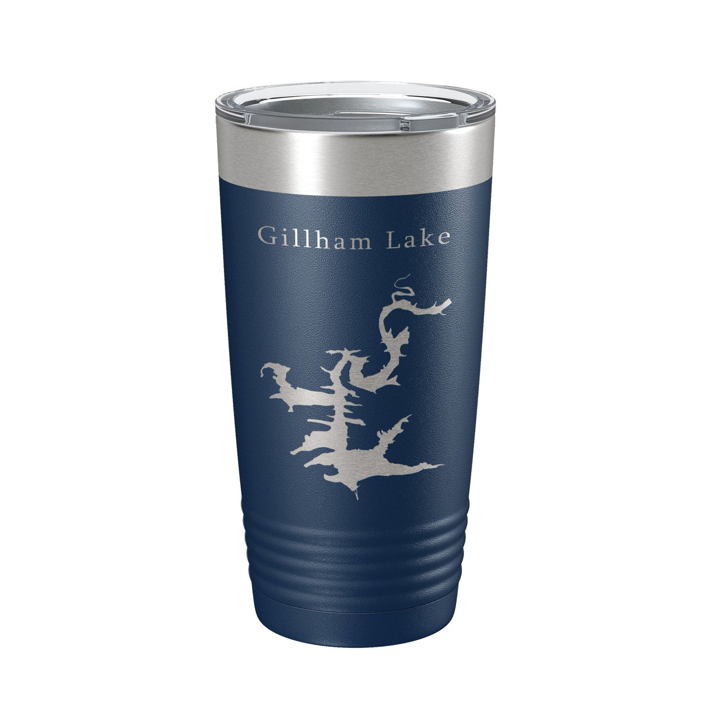 Gillham Lake Map Tumbler Travel Mug Insulated Laser Engraved Coffee Cup Arkansas 20 oz-8