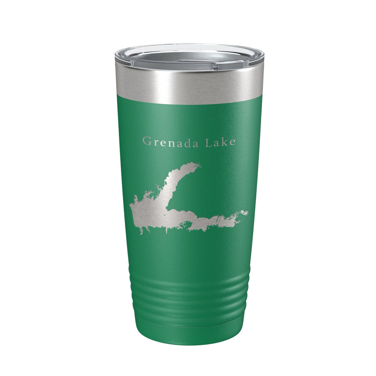 Grenada Lake Map Tumbler Travel Mug Insulated Laser Engraved Coffee Cup Mississippi 20 oz-9
