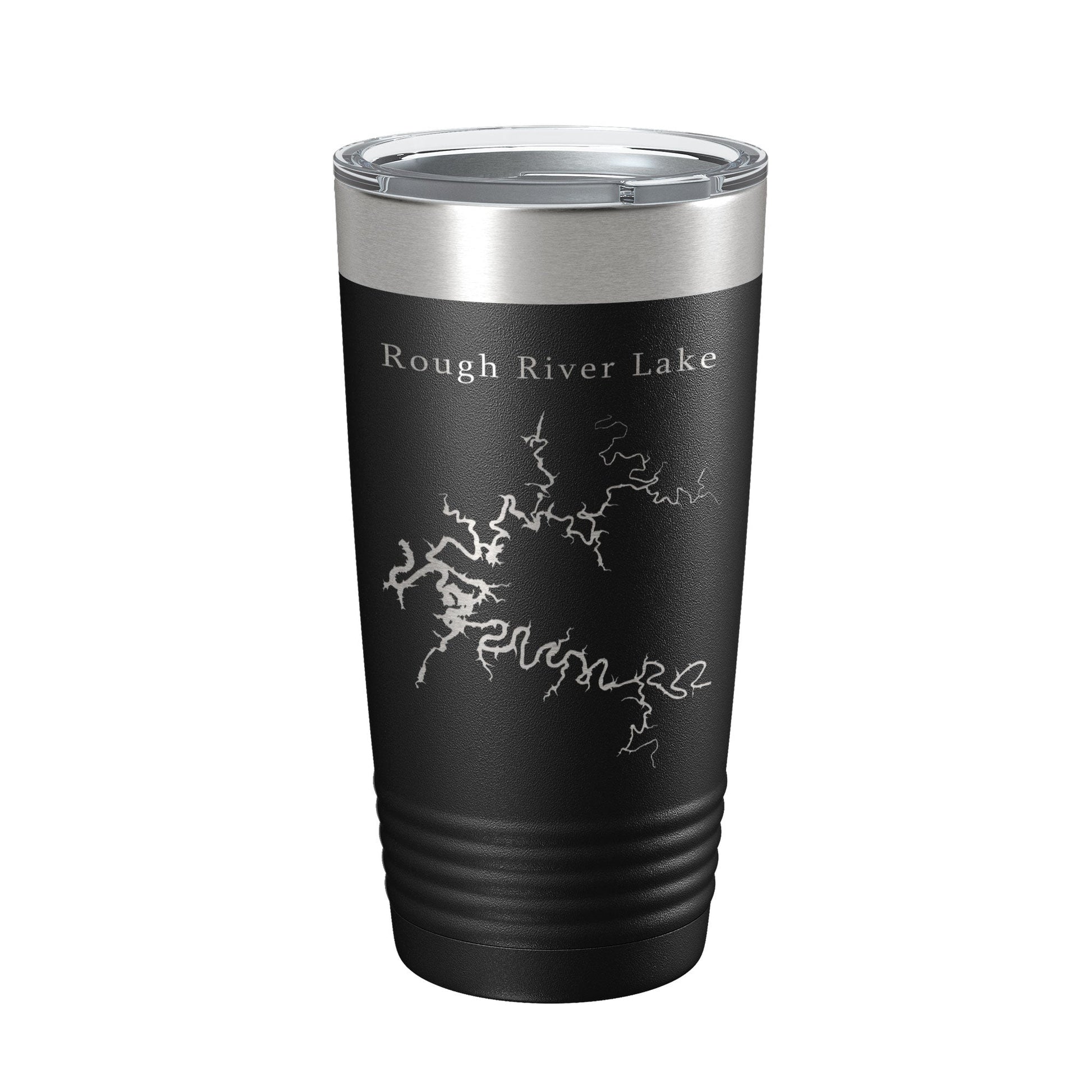 Rough River Lake Map Tumbler Travel Mug Insulated Laser Engraved Coffee Cup Kentucky 20 oz-5