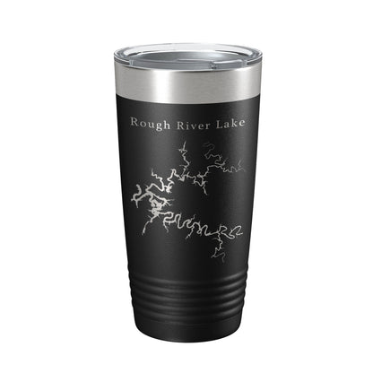 Rough River Lake Map Tumbler Travel Mug Insulated Laser Engraved Coffee Cup Kentucky 20 oz-5