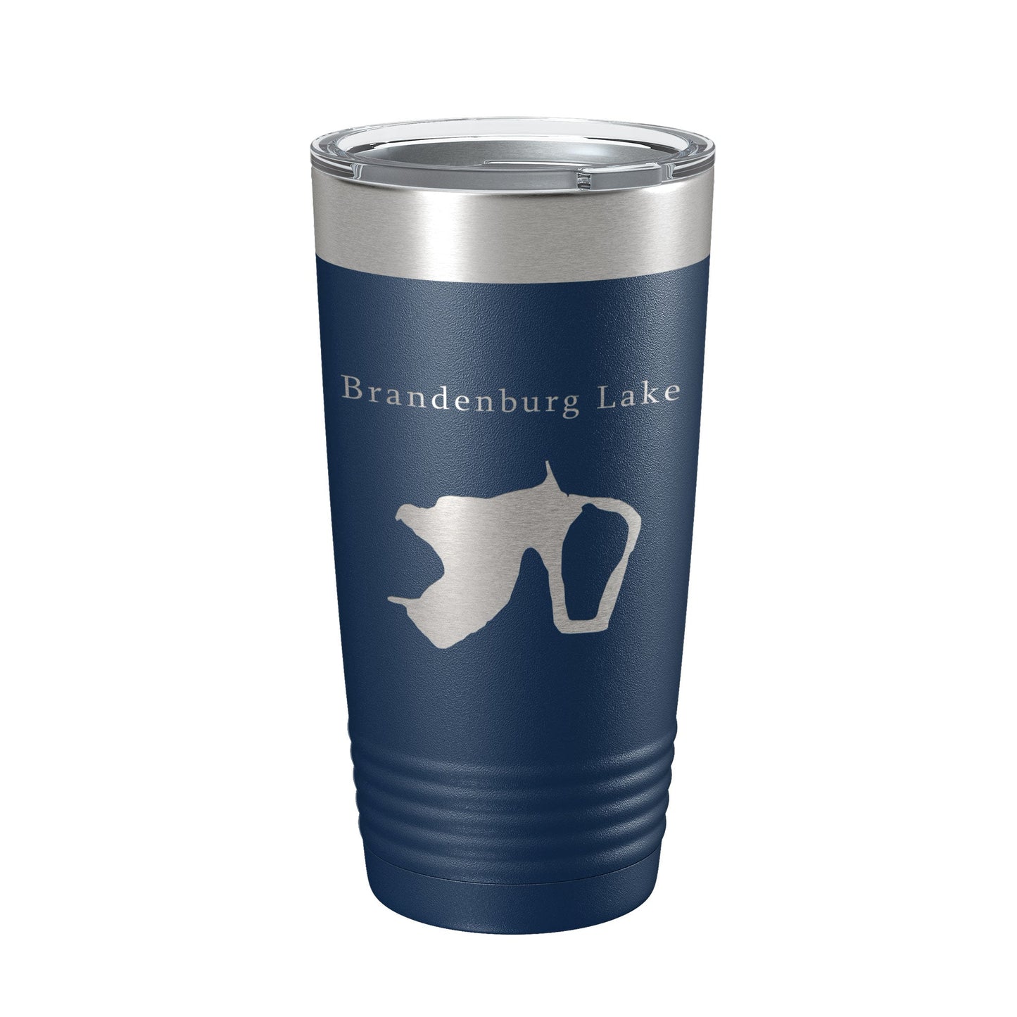 Brandenburg Lake Map Tumbler Travel Mug Insulated Laser Engraved Coffee Cup Illinois 20 oz-8