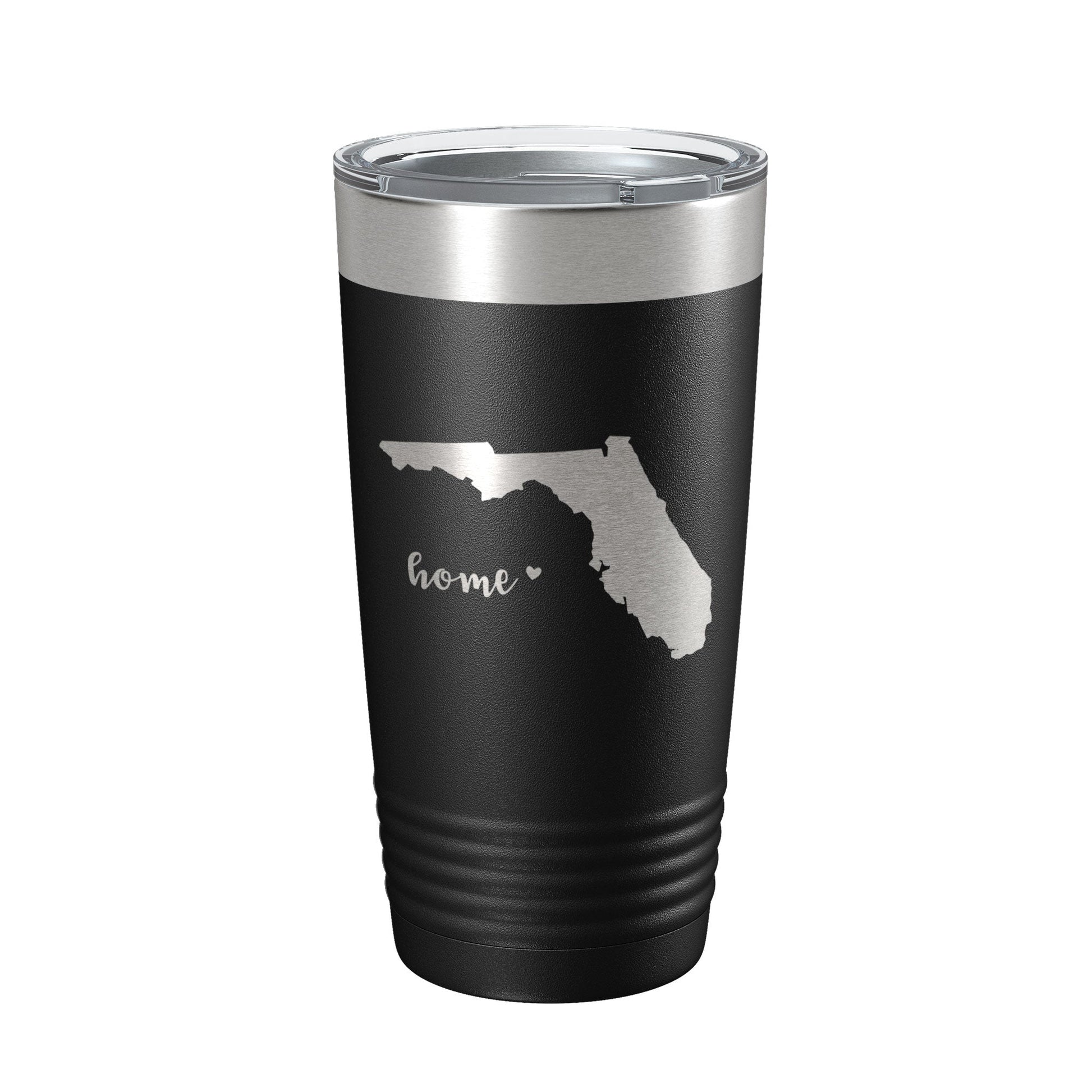 Florida Tumbler Home State Travel Mug Insulated Laser Engraved Map Coffee Cup 20 oz-0