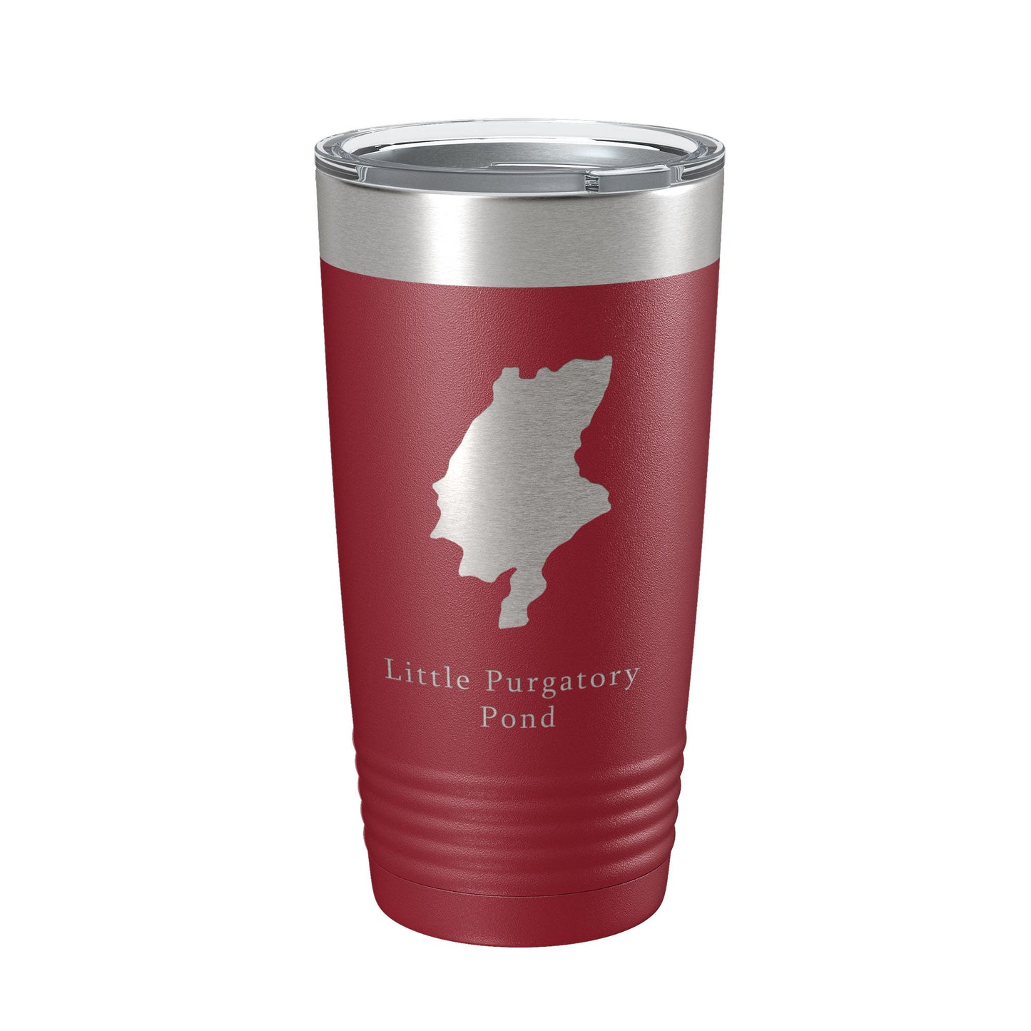 Little Purgatory Pond Tumbler Lake Map Travel Mug Insulated Laser Engraved Coffee Cup Maine 20 oz-18