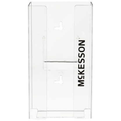 Glove Box Holder McKesson Horizontal or Vertical Mounted 1-Box Capacity Clear 4 X 5-1/2 X 10 Inch Plastic