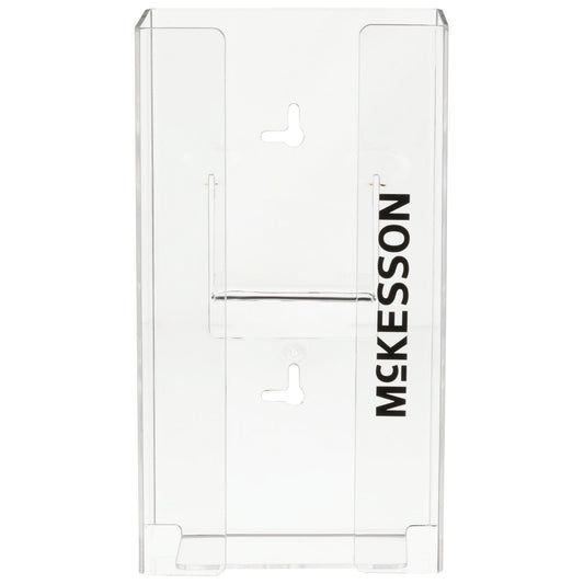 Glove Box Holder McKesson Horizontal or Vertical Mounted 1-Box Capacity Clear 4 X 5-1/2 X 10 Inch Plastic