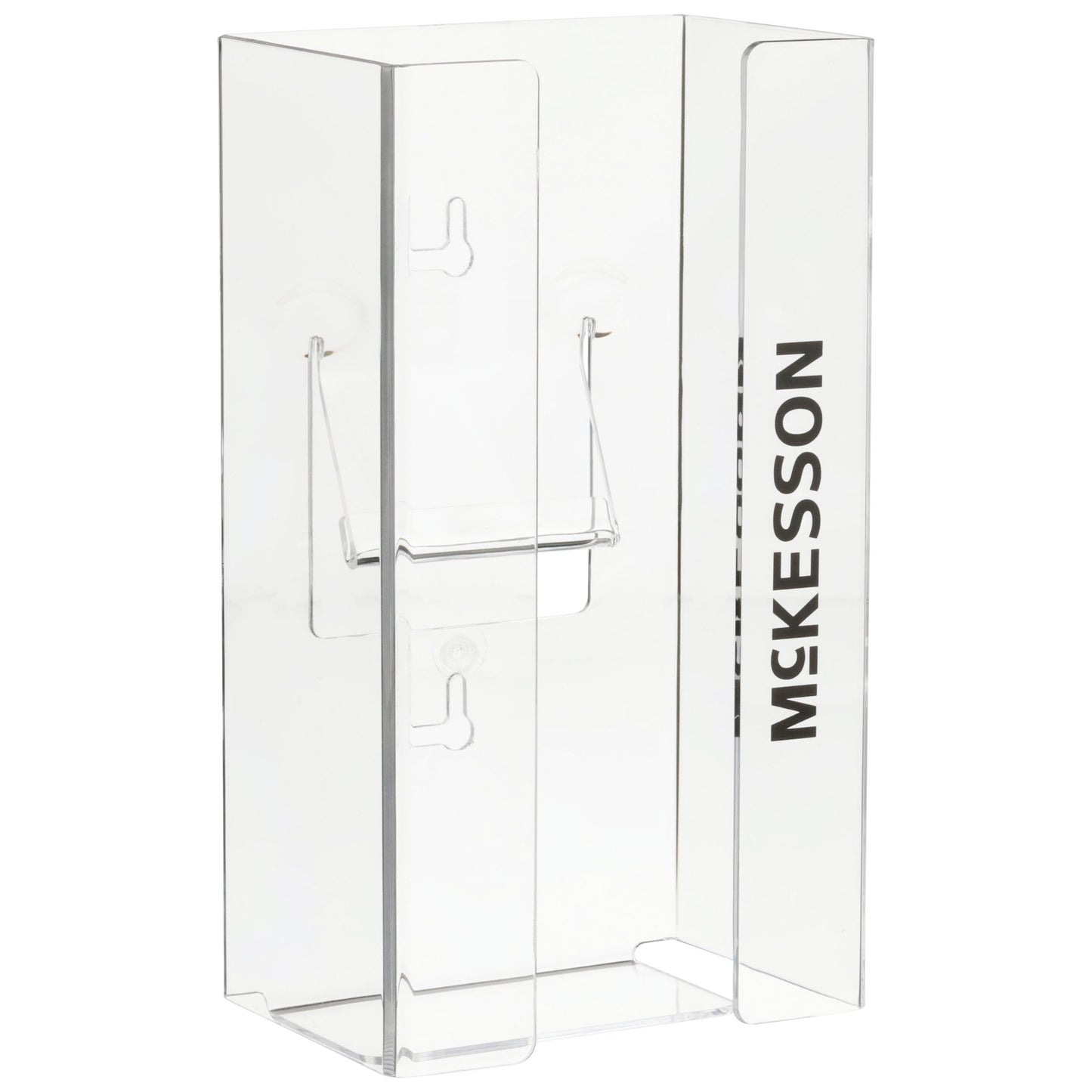 Glove Box Holder McKesson Horizontal or Vertical Mounted 1-Box Capacity Clear 4 X 5-1/2 X 10 Inch Plastic