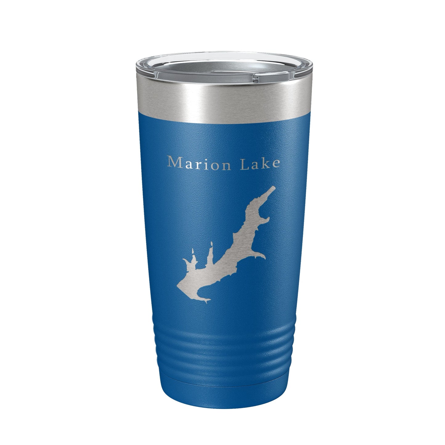 Marion Lake Map Tumbler Travel Mug Insulated Laser Engraved Coffee Cup Kansas 20 oz-6