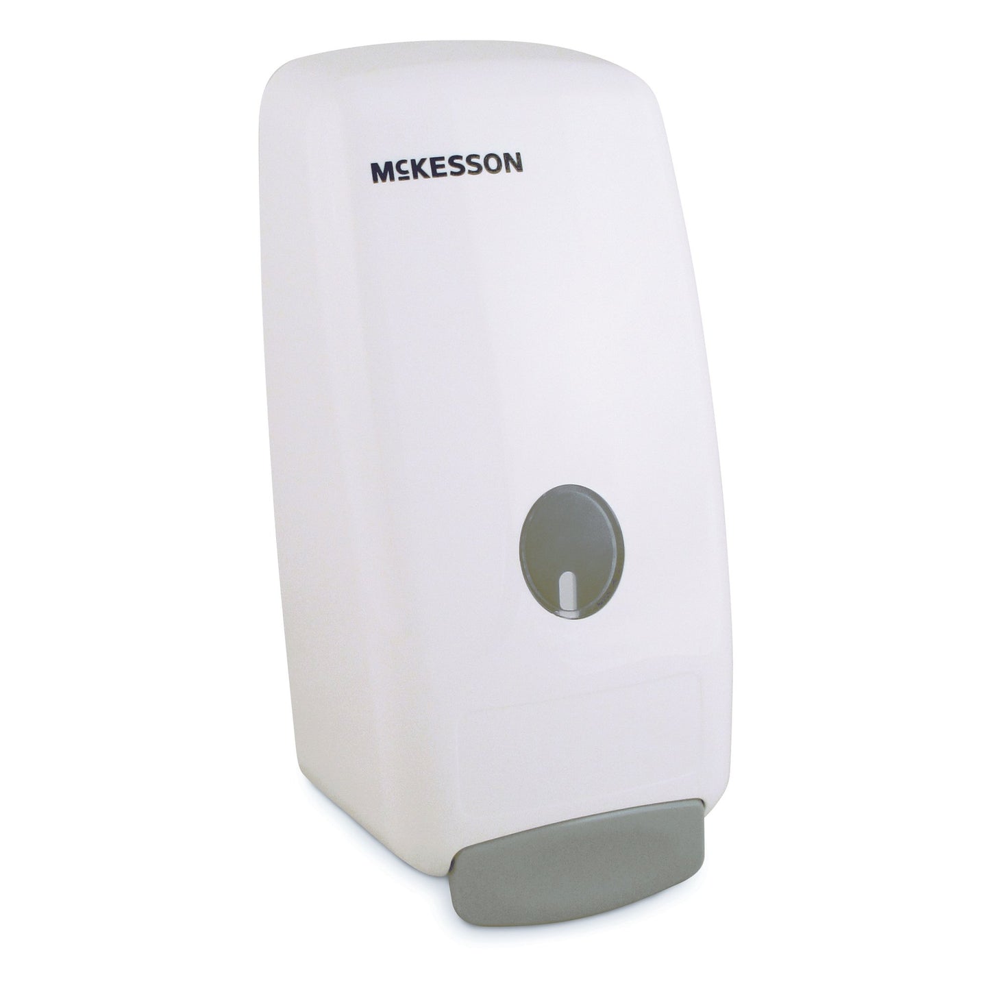 Soap Dispenser McKesson White Plastic Manual Push 1000 mL Wall Mount