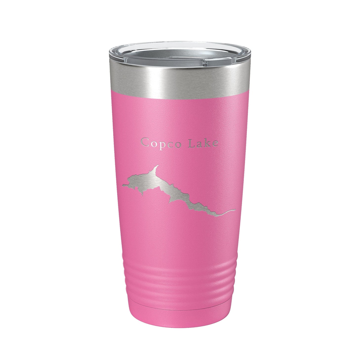 Copco Lake Map Tumbler Travel Mug Insulated Laser Engraved Coffee Cup California 20 oz-11