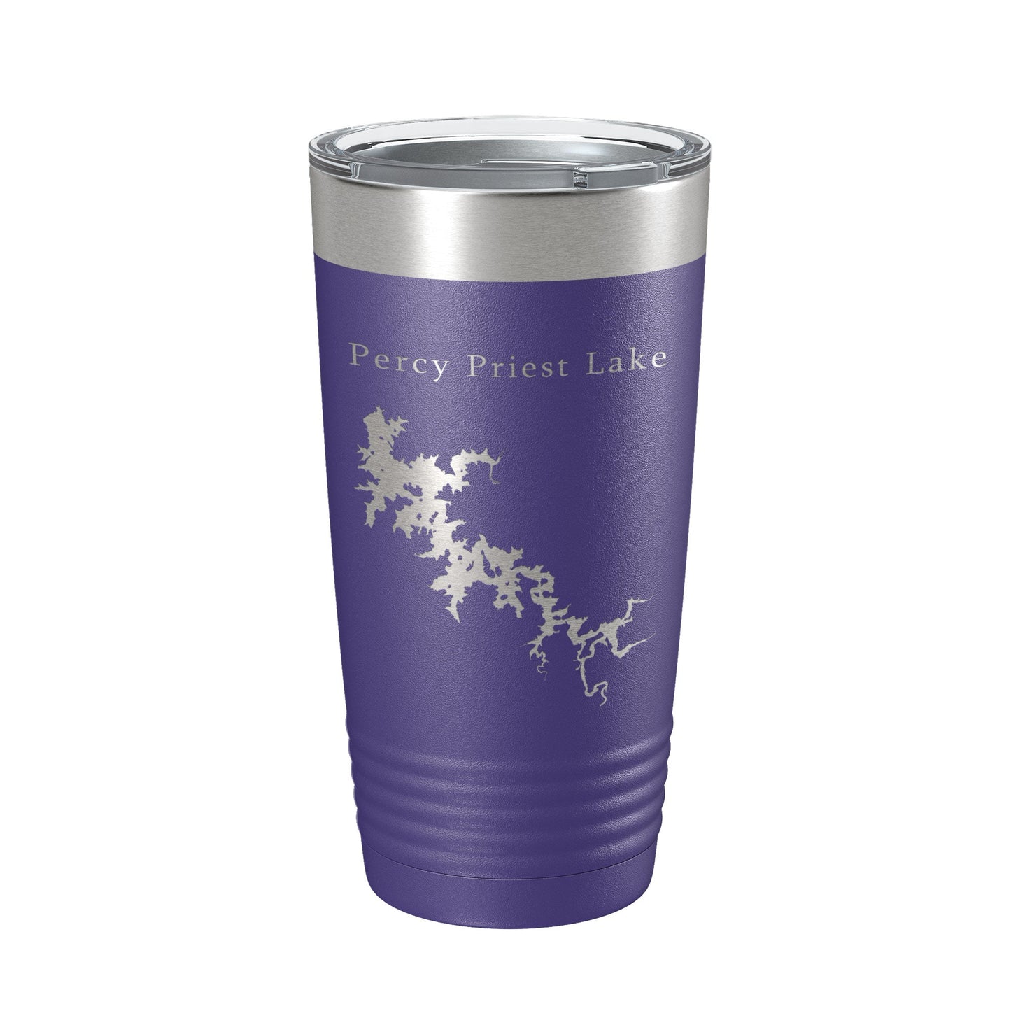 Percy Priest Lake Map Tumbler Travel Mug Insulated Laser Engraved Coffee Cup Tennessee 20 oz-15