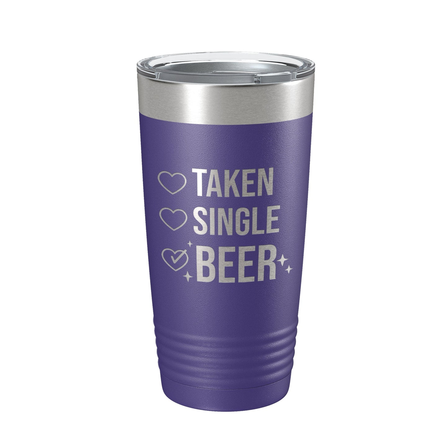Valentine's Day Funny Tumbler Checklist Galentine's Gift Travel Mug Taken Single Beer Insulated Laser Engraved Coffee Cup 20 oz-15