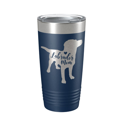Labrador Retriever Lab Mom Tumbler Dog Travel Mug Gift Insulated Laser Engraved Coffee Cup 20 oz-2