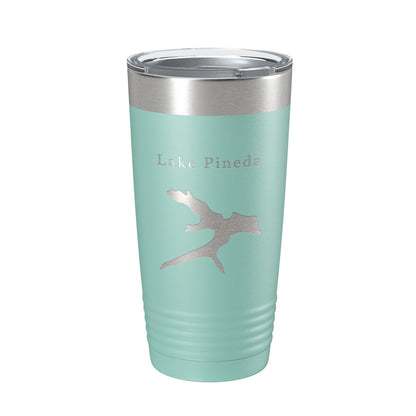 Lake Pineda Map Tumbler Travel Mug Insulated Laser Engraved Coffee Cup Hot Springs Village Arkansas 20 oz-12
