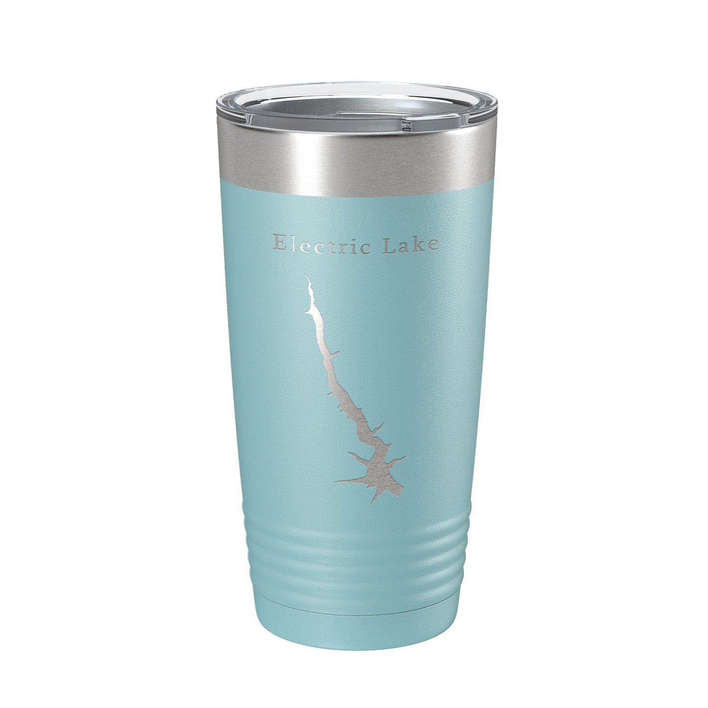 Electric Lake Map Tumbler Travel Mug Insulated Laser Engraved Coffee Cup Utah 20 oz-13