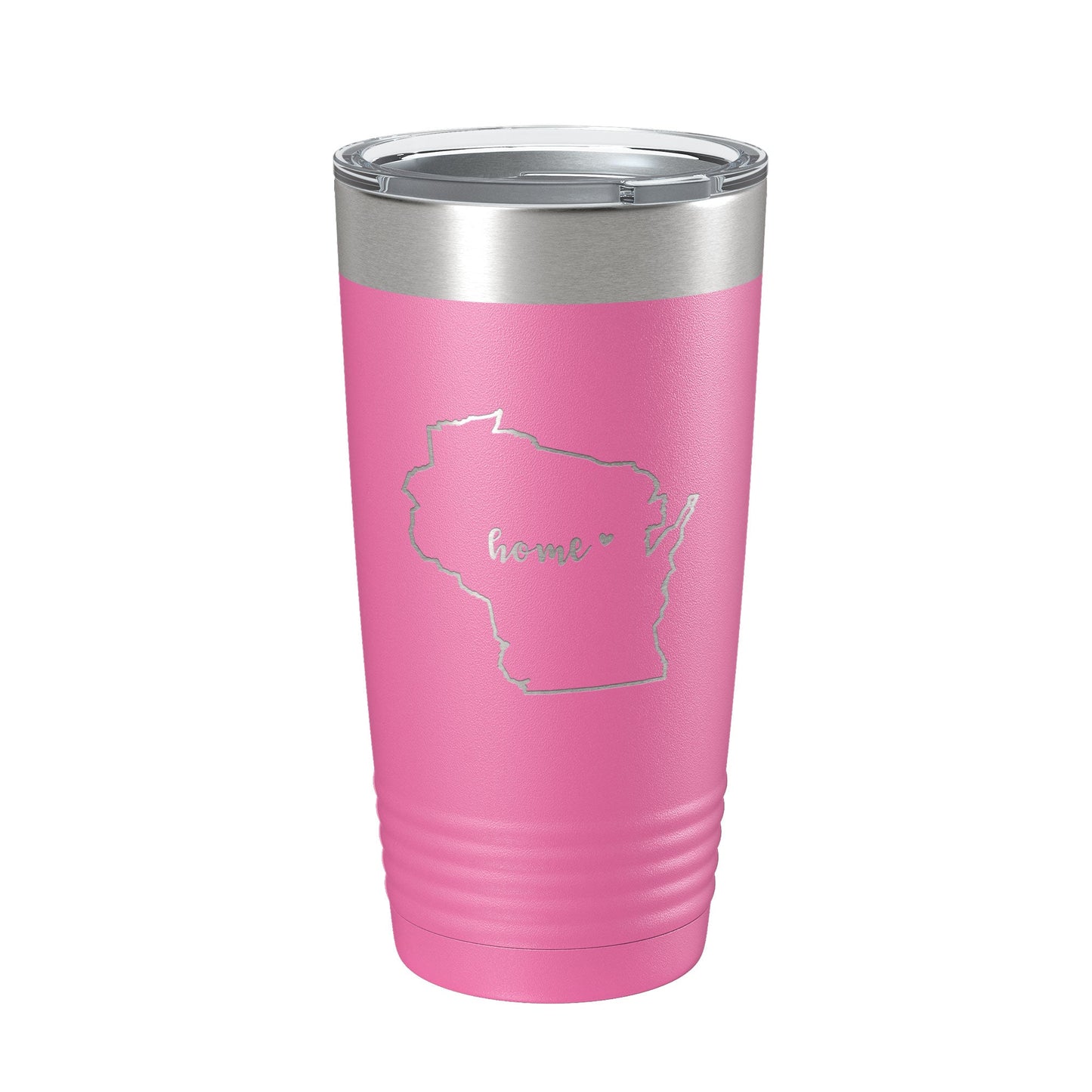 Wisconsin Tumbler Home State Travel Mug Insulated Laser Engraved Map Coffee Cup 20 oz-11