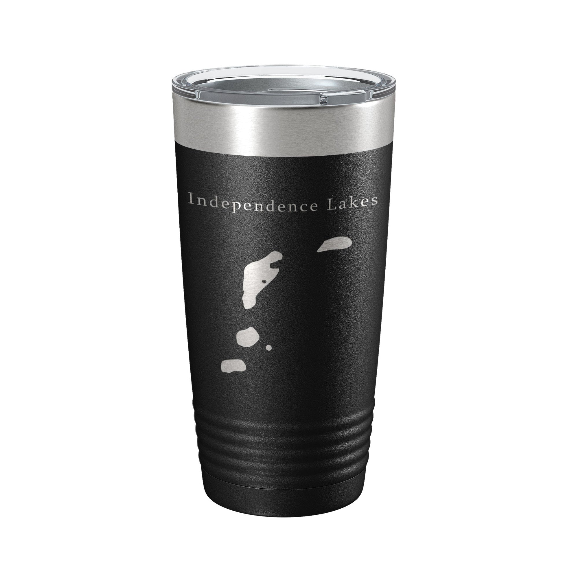 Independence Lakes Map Tumbler Travel Mug Insulated Laser Engraved Coffee Cup Idaho 20 oz-5