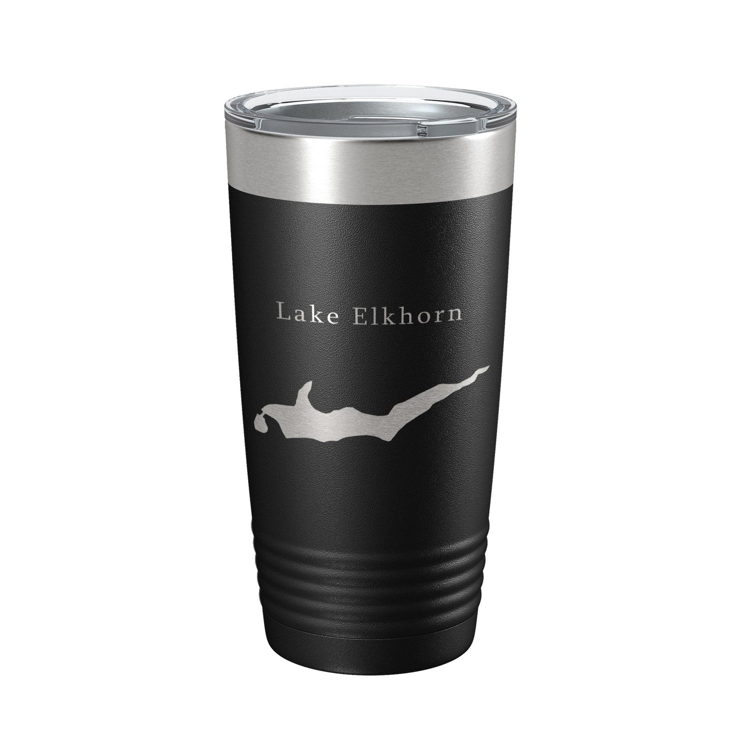 Lake Elkhorn Map Tumbler Travel Mug Insulated Laser Engraved Coffee Cup Maryland 20 oz-0