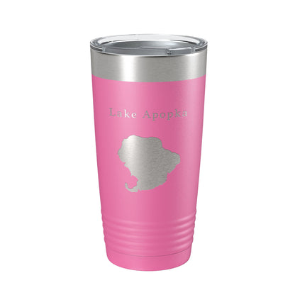 Lake Apopka Map Tumbler Travel Mug Insulated Laser Engraved Coffee Cup Florida 20 oz-11