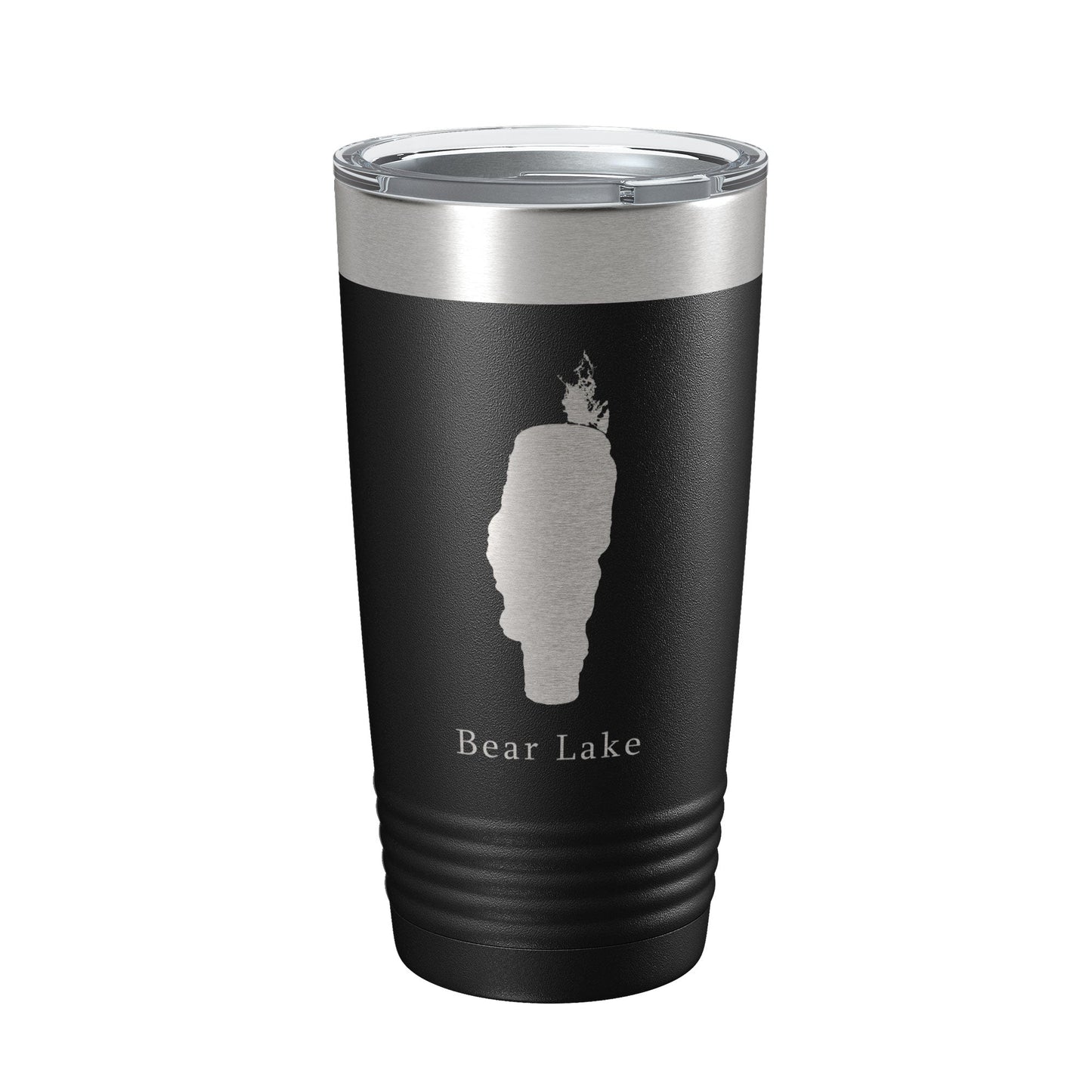Bear & Mud Lakes Map Tumbler Travel Mug Insulated Laser Engraved Coffee Cup Idaho 20 oz-5
