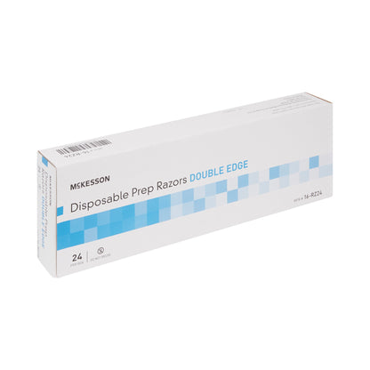 Surgical Prep Razor McKesson Double Edge Single Blade NonSterile Disposable