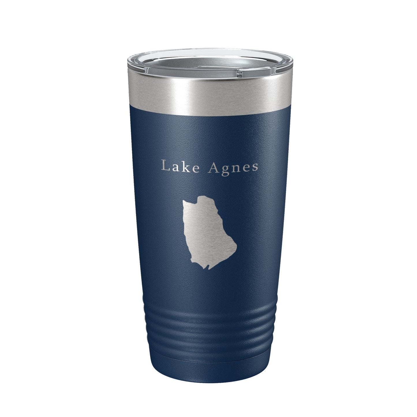 Lake Agnes Map Tumbler Travel Mug Insulated Laser Engraved Coffee Cup Colorado 20 oz-2