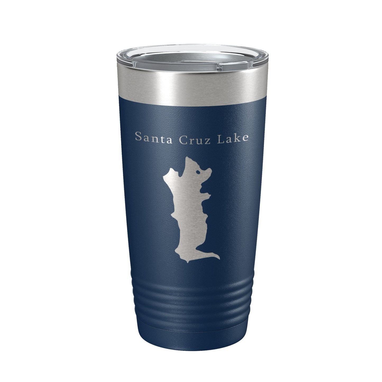 Santa Cruz Lake Map Tumbler Travel Mug Insulated Laser Engraved Coffee Cup New Mexico 20 oz-8