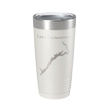 Lake Nockamixon Map Tumbler Travel Mug Insulated Laser Engraved Coffee Cup Pennsylvania 20 oz-7