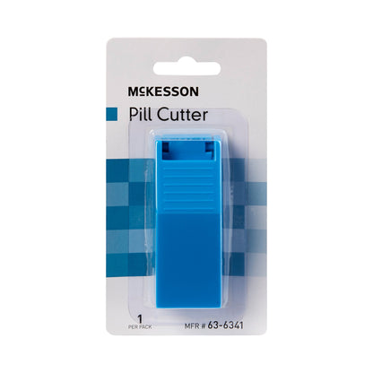 Pill Cutter McKesson Hand Operated Blue