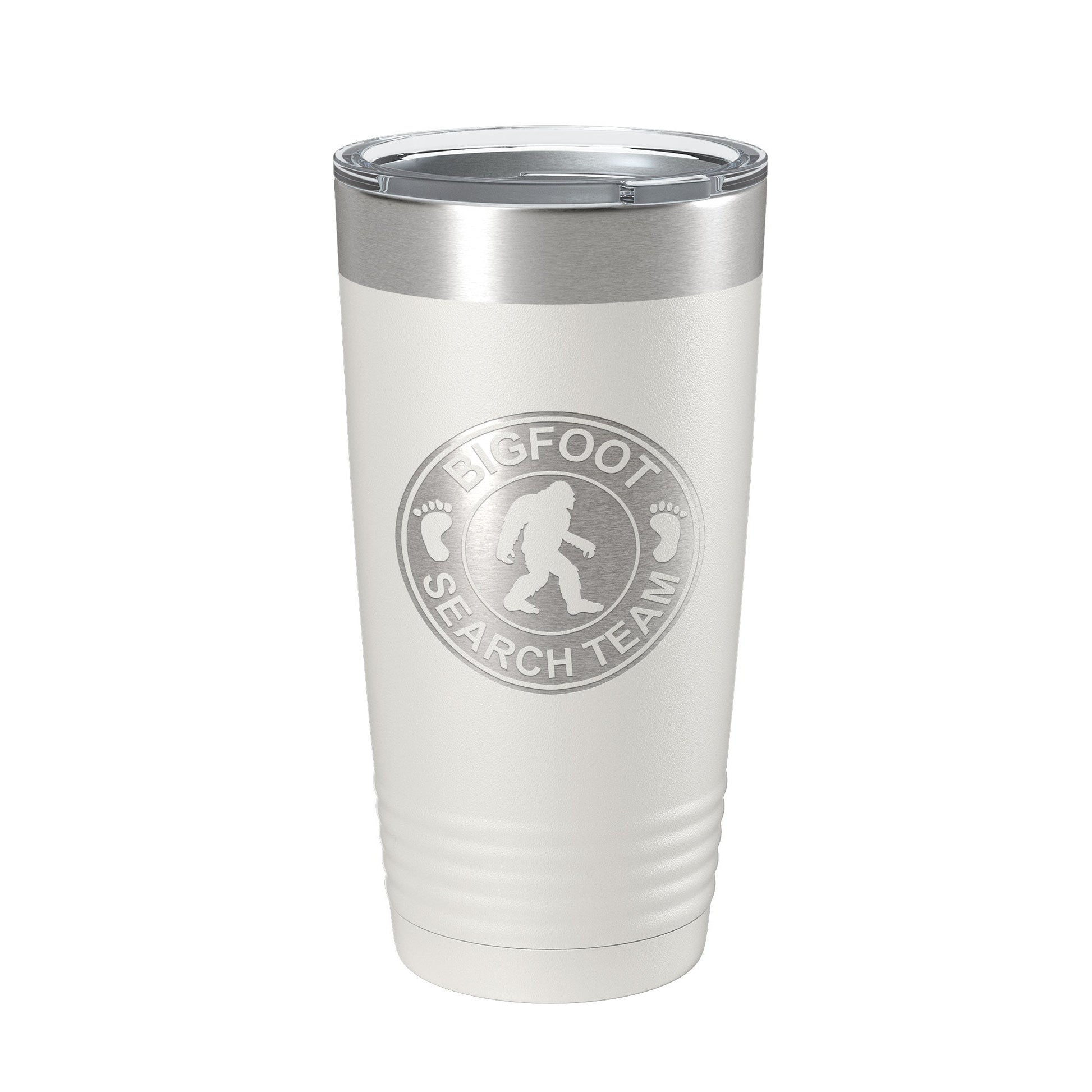 Bigfoot Tumbler Sasquatch Search Team Travel Mug Insulated Laser Engraved Coffee Cup Outdoorsman Gift 20 oz-1