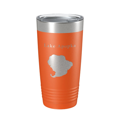 Lake Apopka Map Tumbler Travel Mug Insulated Laser Engraved Coffee Cup Florida 20 oz-17