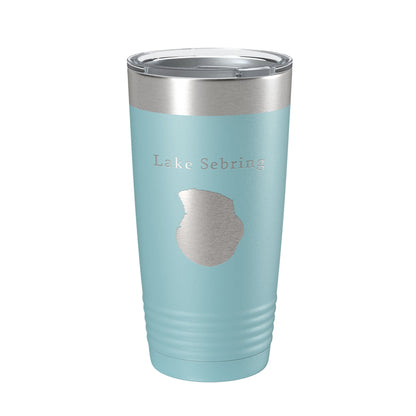 Lake Sebring Map Tumbler Travel Mug Insulated Laser Engraved Coffee Cup Florida 20 oz-13
