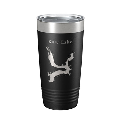 Kaw Lake Map Tumbler Travel Mug Insulated Laser Engraved Coffee Cup Oklahoma 20 oz-5