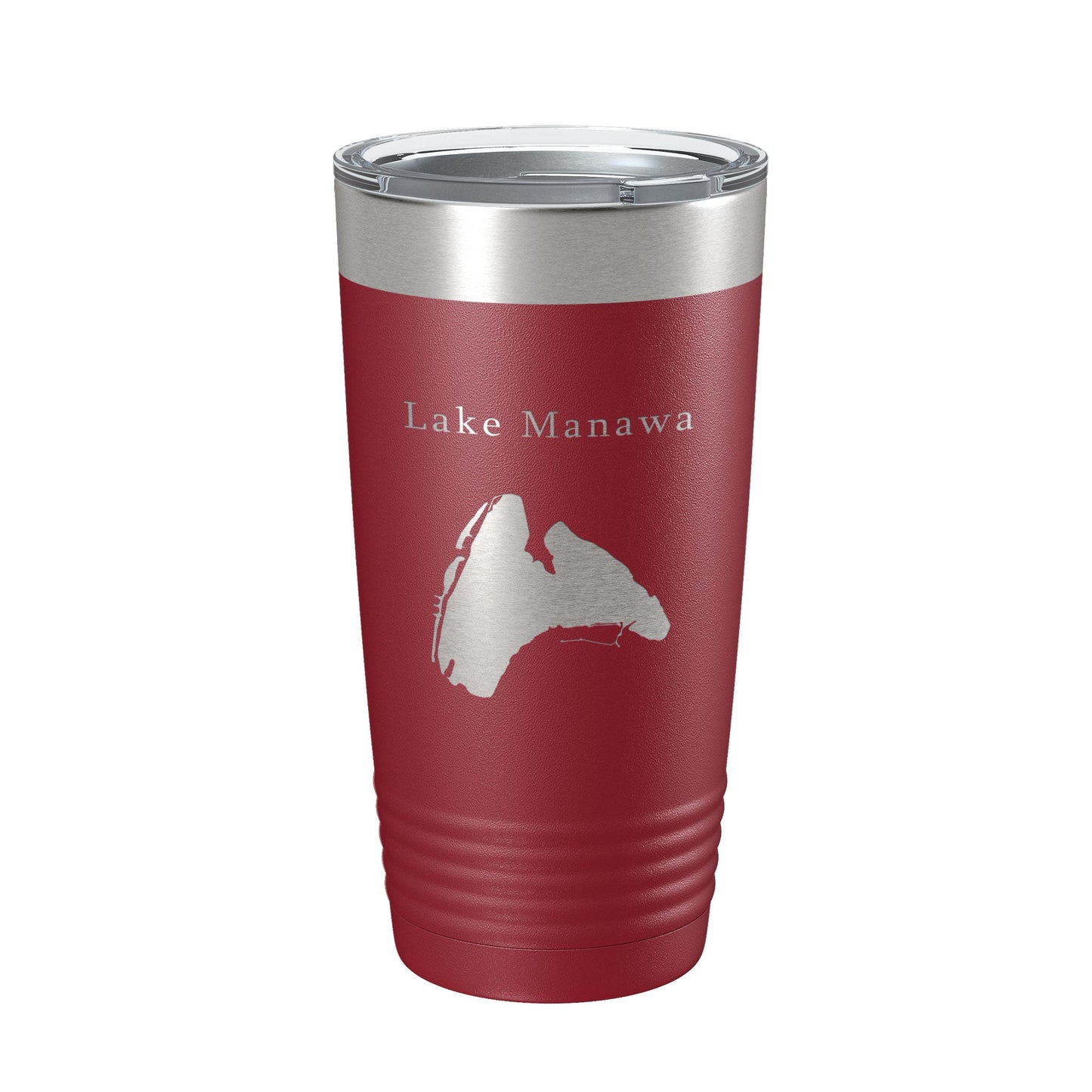 Lake Manawa Map Tumbler Travel Mug Insulated Laser Engraved Coffee Cup Iowa 20 oz-18