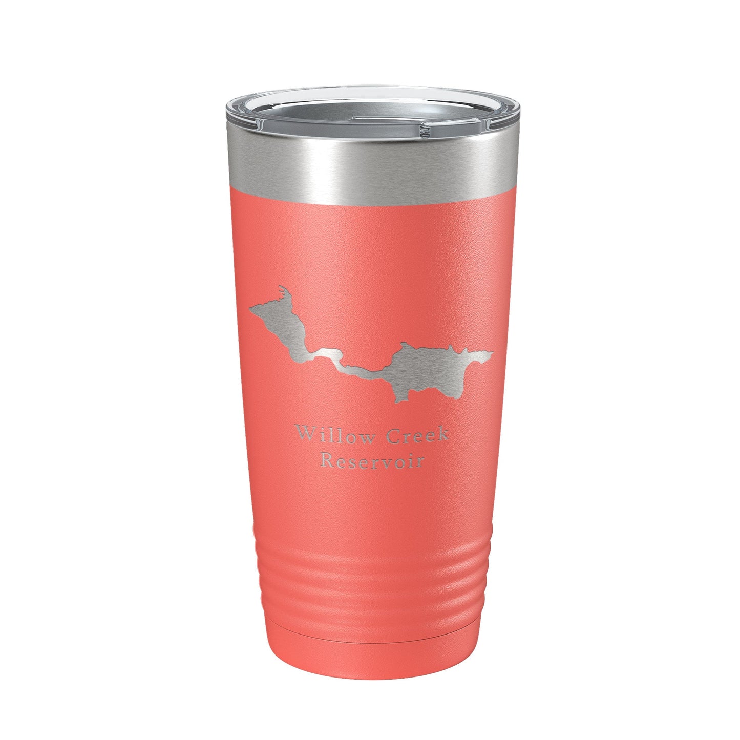 Willow Creek Reservoir Arapaho Tumbler Lake Map Travel Mug Insulated Laser Engraved Coffee Cup Colorado 20 oz-20