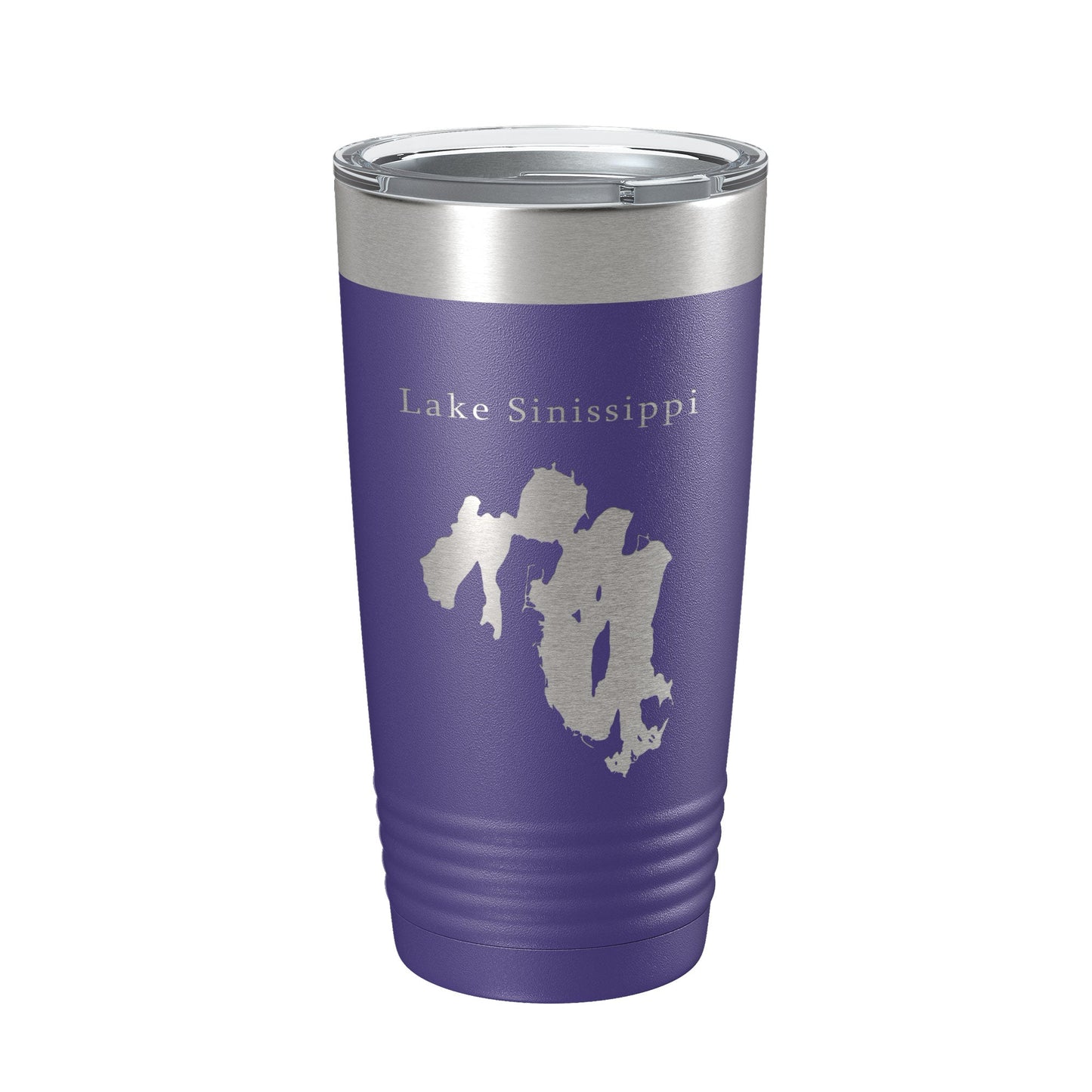 Lake Sinissippi Map Tumbler Travel Mug Insulated Laser Engraved Coffee Cup Wisconsin 20 oz-15