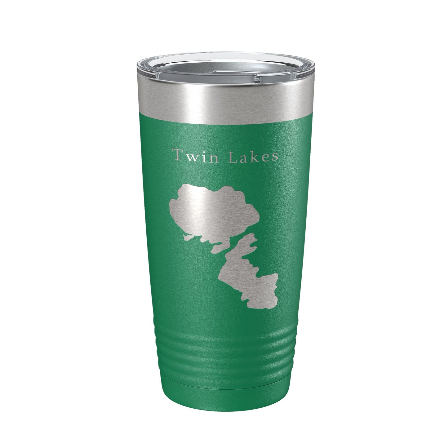 Twin Lakes Map Tumbler Travel Mug Insulated Laser Engraved Coffee Cup Idaho 20 oz-9