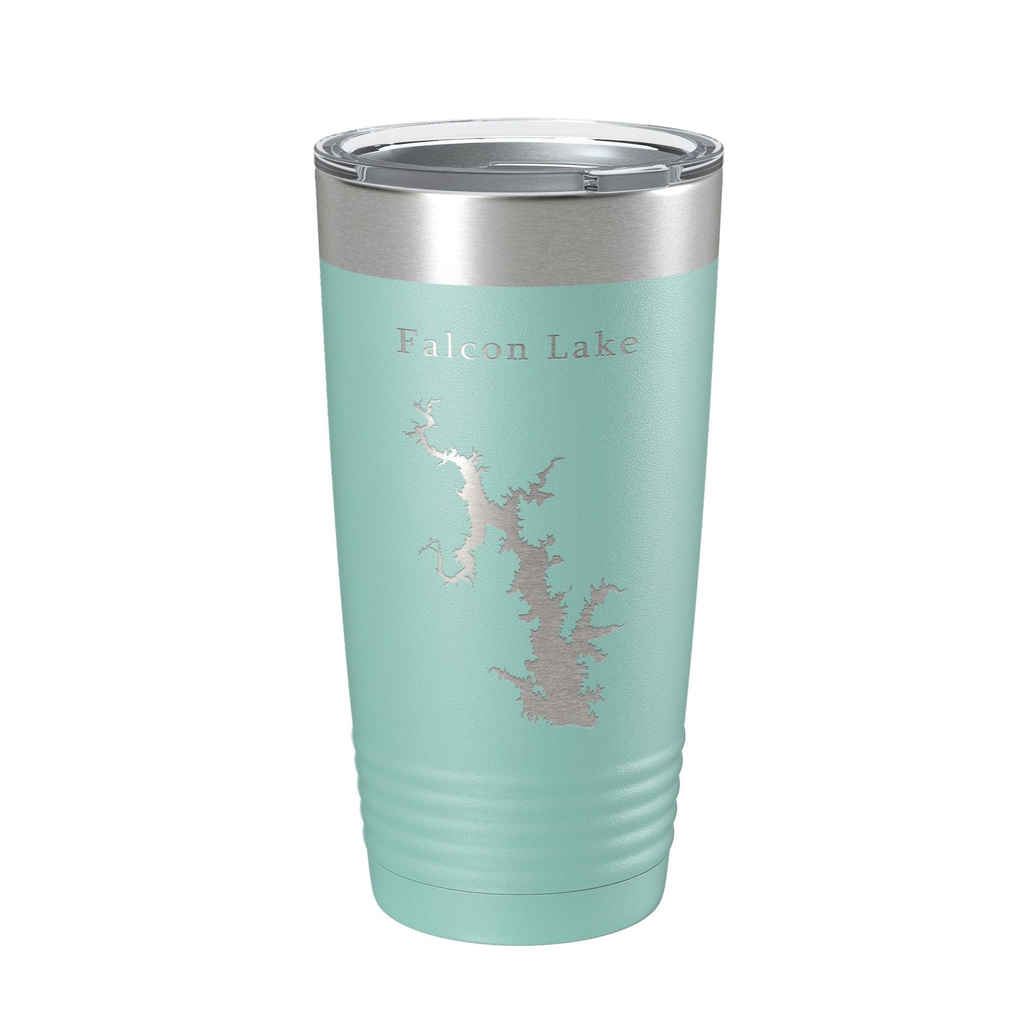 Falcon Lake International Reservoir Lago Map Tumbler Travel Mug Insulated Laser Engraved Coffee Cup Texas 20 oz-12