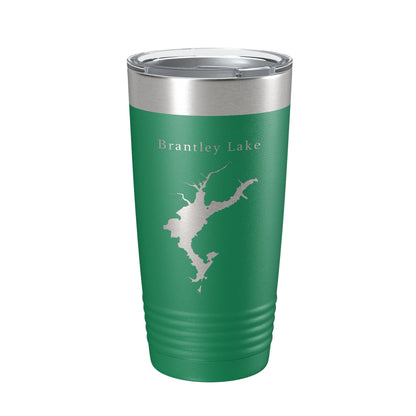 Brantley Lake Map Tumbler Travel Mug Insulated Laser Engraved Coffee Cup New Mexico 20 oz-9