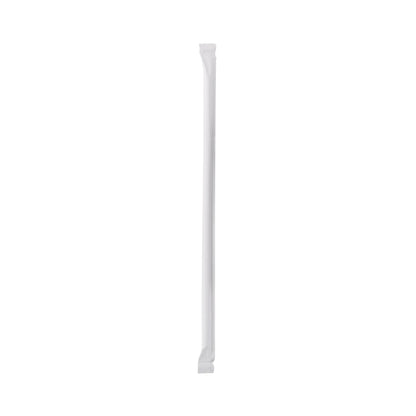 Flexible Drinking Straw McKesson 7-3/4 Inch Length White Individually Wrapped