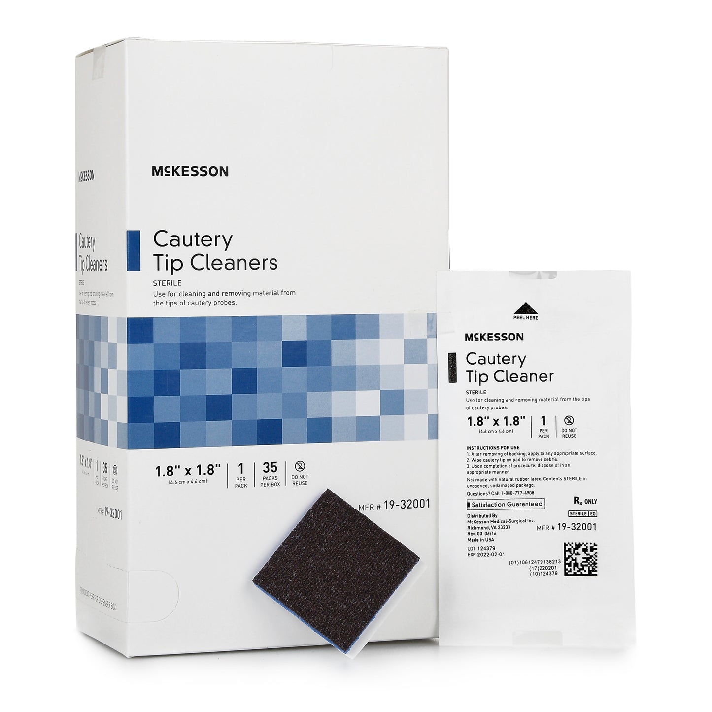 Cautery Tip Cleaner McKesson Abrasive Foam
