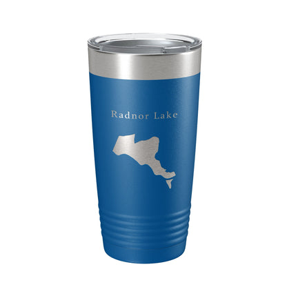 Radnor Lake Map Tumbler Travel Mug Insulated Laser Engraved Coffee Cup Brentwood Tennessee 20 oz-6
